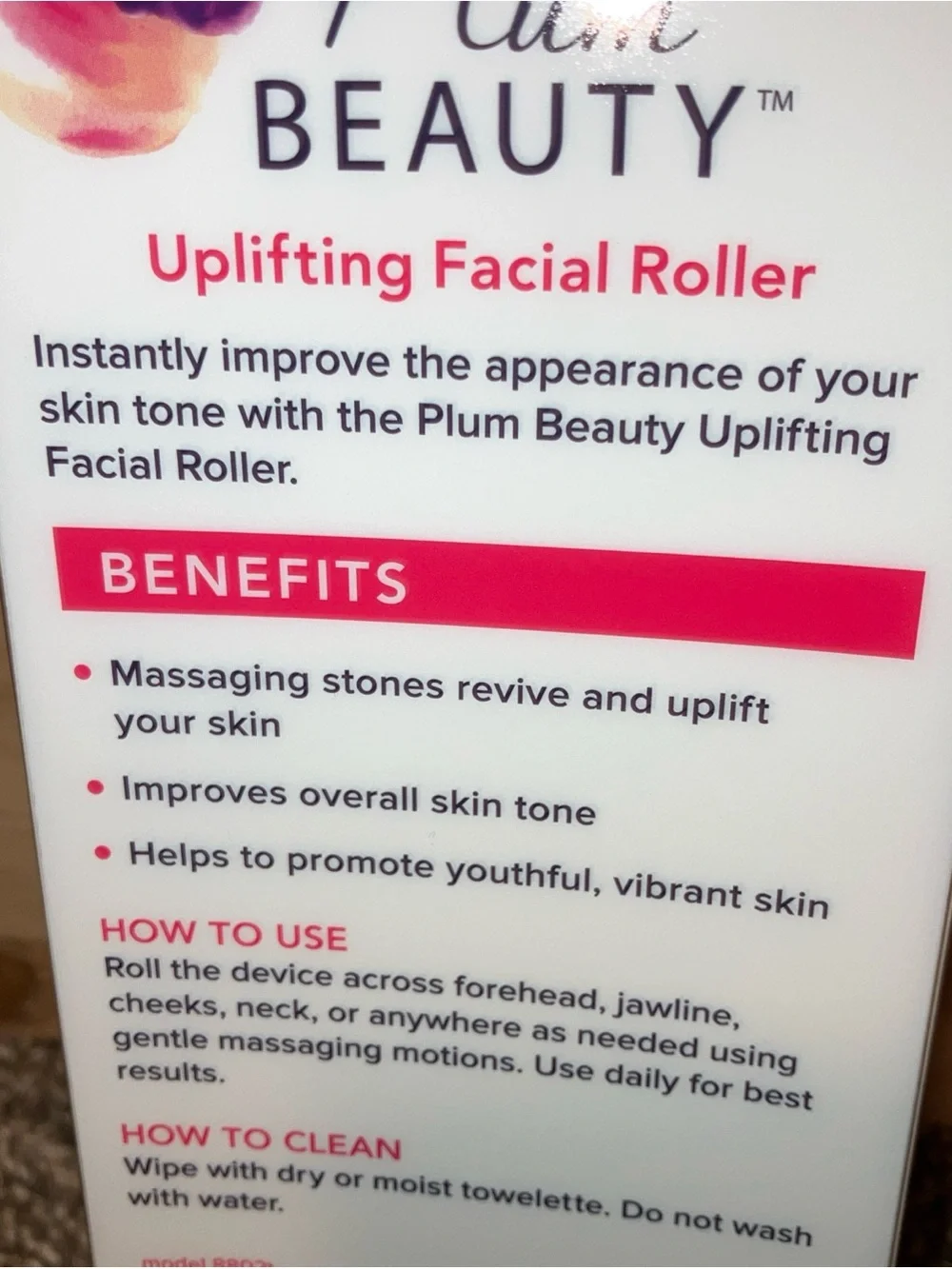 Uplifting Facial Roller - Purple